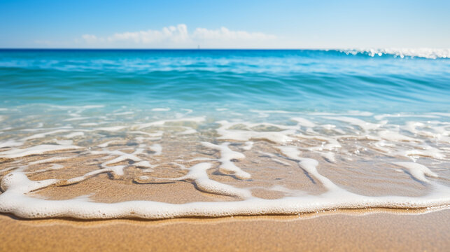 sea and beach HD 8K wallpaper Stock Photographic Image 