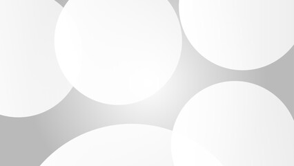 Abstract background with gray circle. White and grey abstract modern transparency circle presentation background. Vector square template vector design. Object web design. vector illustration