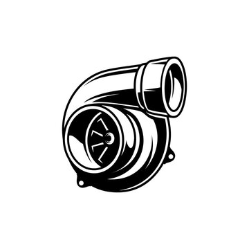 recommend clip art: Turbo of engine vector design
