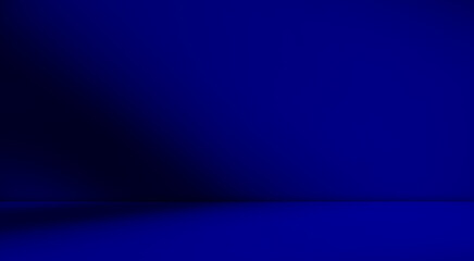 Blue Background Light Abstract Shadow Studio Product Wall Floor Backdrop Room Presentation Bg Stage...