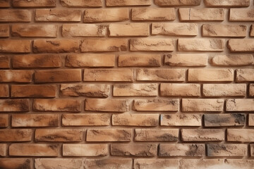 Background brick brown wall close up