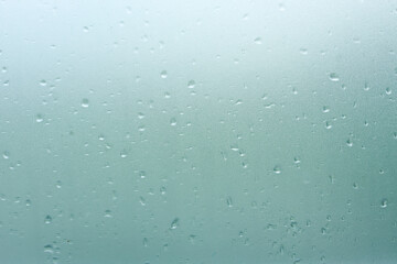 Rain drops on window glasses surface 