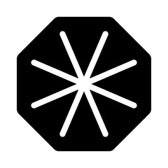 Octagon icon for modern designs