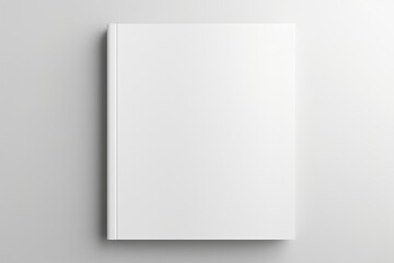 Blank page with a 3D mockup