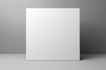 Minimalistic blank page with a 3D mockup - obrazy, fototapety, plakaty