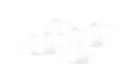 clouds isolated on transparent background, png high quality