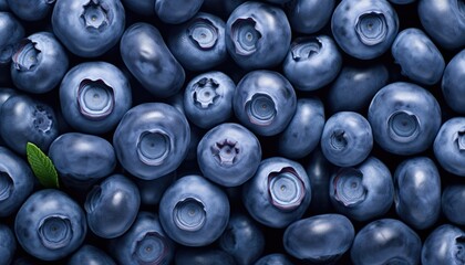 fresh blueberries background