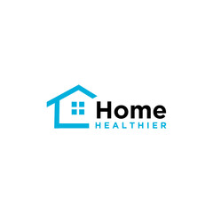 Home Healthier Logo Design Vector Modern 