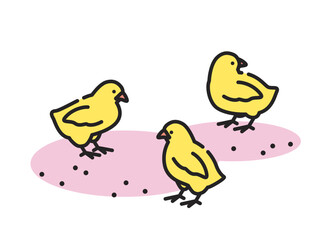 ヒヨコ　イラスト