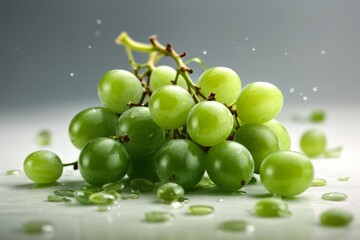 Fresh Juicy Mouthwatering Healthy Organic Green Grapes