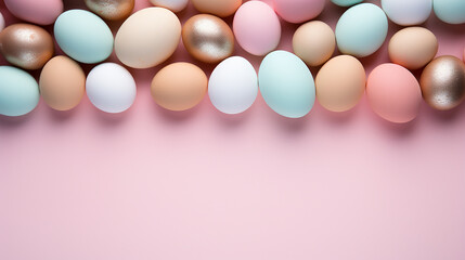 AI art Frame made of colorful eggs　カラフルな卵で作ったフレーム