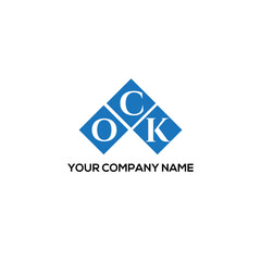 Fototapeta premium COK letter logo design on white background. COK creative initials letter logo concept. COK letter design. 