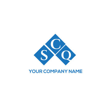 CSQ letter logo design on white background. CSQ creative initials letter logo concept. CSQ letter design.
