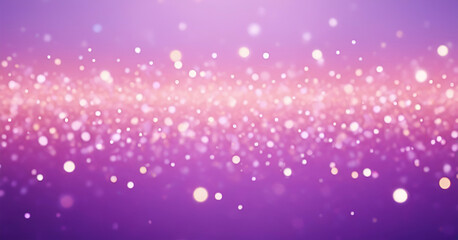 Obraz premium Abstract bokeh glitter lilac, purple, violet, background, wallpaper, backdrop.