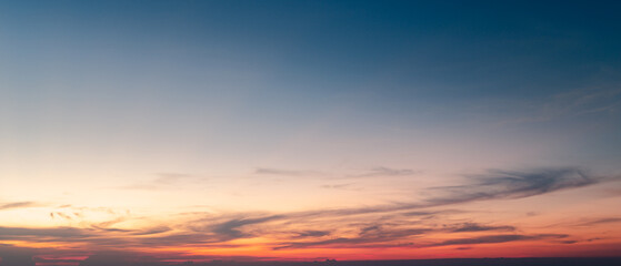 Fototapeta na wymiar sunset sky with clouds background