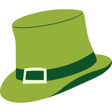 St. Patrick Day Hat Illustration