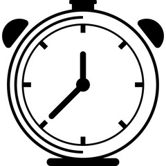 Flat Clock Icon