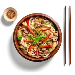 Udon Noodles w Meat