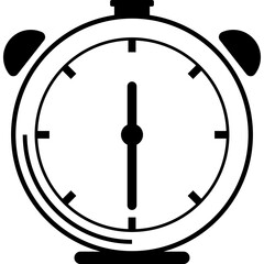 Line Clock Icon