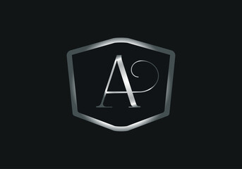 Elegant initial letter A logo vector, Creative Lettering Logo Vector Illustration.