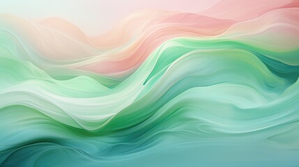 Abstract watercolor background. Green and orange colors