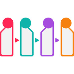 Step Infographic Shape