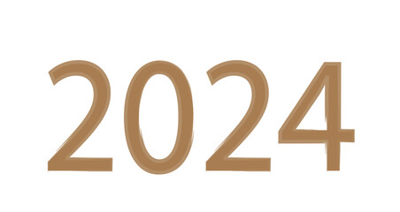 2024 text vector background