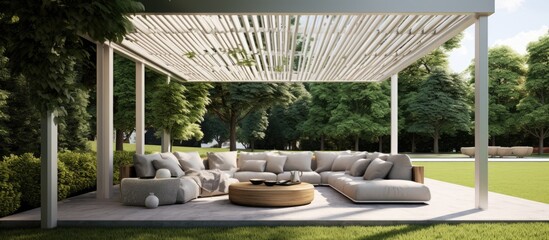 Luxury outdoor experience with versatile aluminum pergolas for premium gardens and terraces.