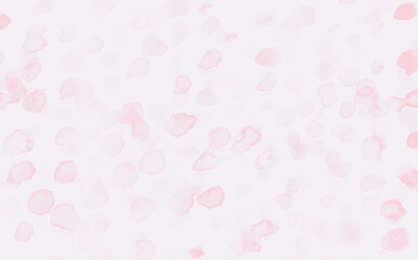 白バックに桜吹雪のようなテクスチャの水彩背景イラスト素材