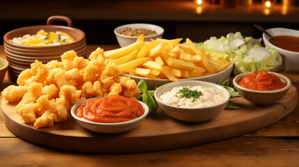 fish and chips HD 8K wallpaper Stock Photographic Image 