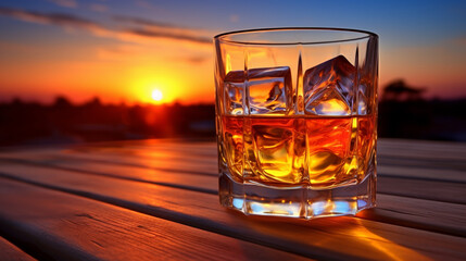 glass of whiskey  HD 8K wallpaper Stock Photographic Image 