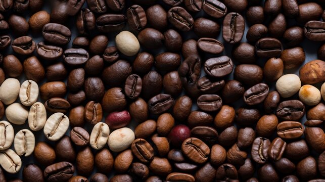 Details of medium roasted and dark roasted,Different Types of Roasts Coffee Beans. 