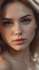 Fototapeta premium Portrait of a woman wallpapers for I pad, Notebook cover, I phone, tab mobile high quality images.
