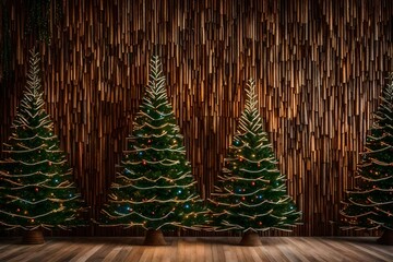 christmas tree in a room