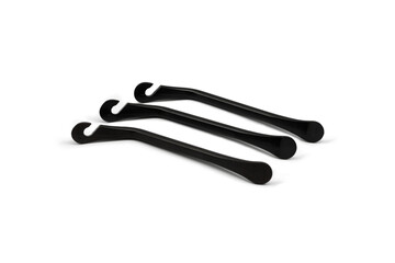Steel mounting for bicycle.