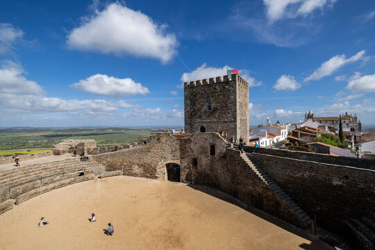 Castelo de Monsaraz,  Monumento Nacional, Monsaraz, Distrito de Évora, Alentejo, Portugal