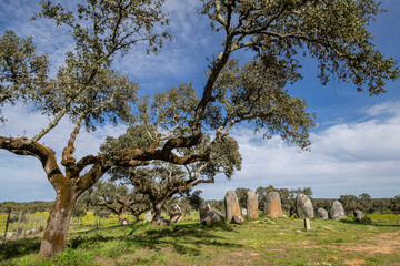 cromlech Vale Maria do Meio , Nossa Senhora da Graça do Divor ,Évora, Alentejo, Portugal © Tolo