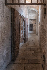 Venice, Italy - June 22, 2023: Doge's palace prison interior