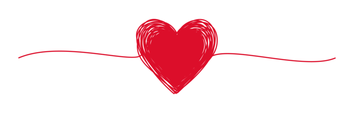 Heart shaped tangled grungy scribble png clipart