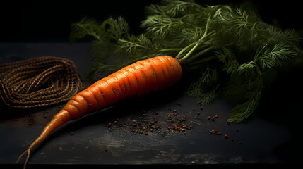 Vivid Contrast: Textured Carro