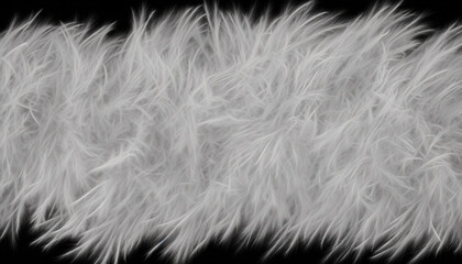 High-resolution image of a luxurious white faux fur texture