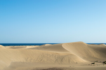 Arena y dunas de Maspalomas