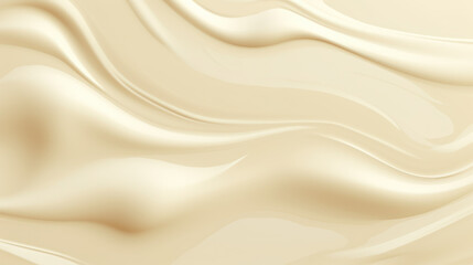 Delicious smudges of mayonnaise, cream or condensed milk