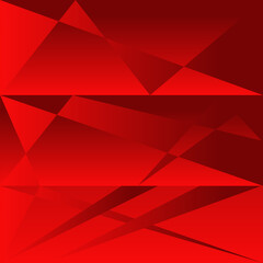 Fototapeta premium abstract red triangle background