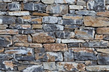 wall of stones as a texture