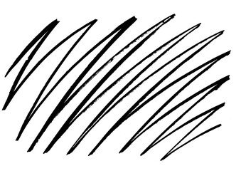 Fototapeta na wymiar マーカーで描いたラフな線