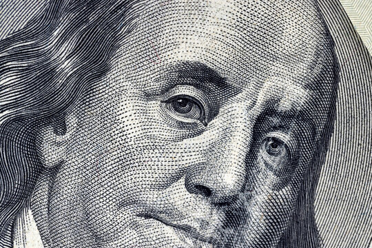 international currency American cash dollars close-up