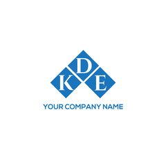 DKE letter logo design on white background. DKE creative initials letter logo concept. DKE letter design.
