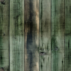 Заголовок: Seamless Wood Plank Texture rustic wood where the dominant color is Green created with Generative Ai