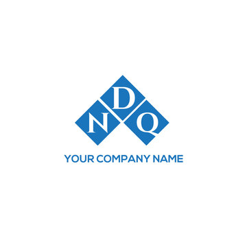 DNQ letter logo design on white background. DNQ creative initials letter logo concept. DNQ letter design.
